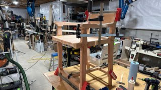 Making a Counter Height Chair Part 3 [upl. by Alexina809]