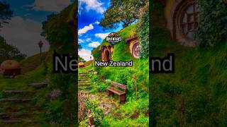 Unusual travel destinations New Zealand shorts travel newzealand lordoftherings [upl. by Pudendas735]