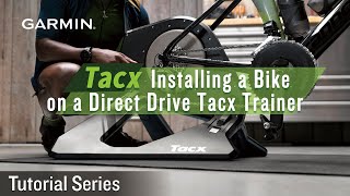 Tutorial  Installing a Bike on a Direct Drive Tacx Trainer [upl. by Antonietta499]