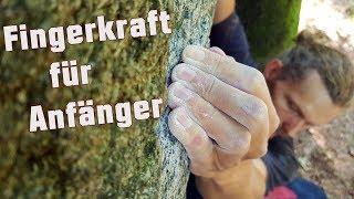 Fingerkraft aufbauen an der Boulderwand [upl. by Nicolis]