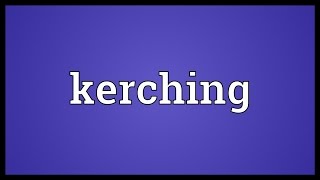 Kerching Meaning [upl. by Crispen]