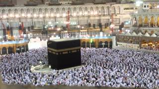 Maghrib prayer in Masjid Al Haram  Hajj 20111432  Nov 8 2011 [upl. by Elson875]