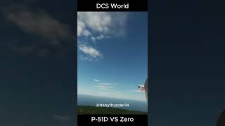 DCS World P51d VS Zero [upl. by Yatnuahs]