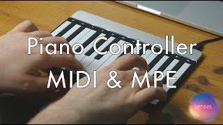 Piano controller for MIDI and MPE instruments [upl. by Noirred]