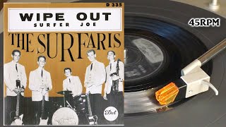 The Surfaris  Wipe Out 1963 London Records  HLD 9751 Vinyl 7quot 45 RPM Single [upl. by Attenej]