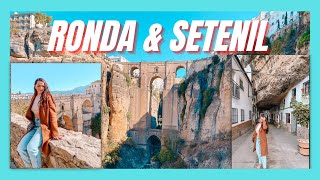 THINGS TO DO IN RONDA amp SETENIL DE LAS BODEGAS  Day Trip From Seville Spain [upl. by Aisats]