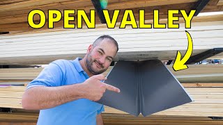 How to Install Valley Flashing  Shingle Roof Install Guide [upl. by Andromache]