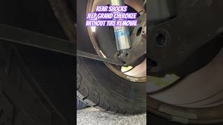 Quick and Easy Rear Shock Replacement for 20052010 Jeep Grand Cherokee youtubeshorts car [upl. by Nnylrefinnej]