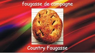 Artisan BakeryStyle Sourdough Country Fougasse  fougasse de campagne au levain [upl. by Aicilif486]