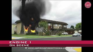 Fire CaptainLieutenant Two story apartment Static [upl. by Robillard]