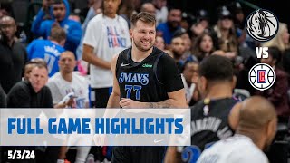 Luka Doncic 28 points Highlights vs LA Clippers  5324 [upl. by Burta157]