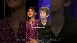 Zendaya bromea con Tom Holland de pequeño Shorts [upl. by Aiuqenehs]