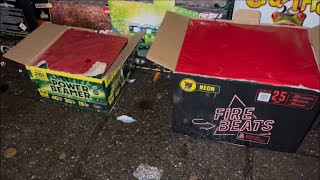 Power Beamer 64s amp Fire Beats Comet Feuerwerk [upl. by Nelac]