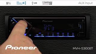 How To  AUX Input  on Pioneer InDash Receivers 2018 [upl. by Einra]