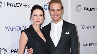 Caitriona Balfe Sam Heughan OUTLANDER Interview PaleyFest 2015 [upl. by Hteazile]