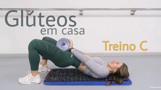 Treino de Glúteos para Ganho de Massa Muscular em Casa  quot TREINO Cquot [upl. by Neelyt]