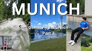 Germany Excursion Part 3  Englischer Garten Olympiapark  lost in the city [upl. by Airod]