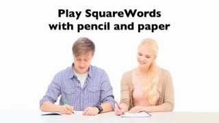 Play SquareWords with pencil amp paper [upl. by Licna816]