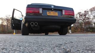 M60 V8 E30 Exhaust Sound [upl. by Fairman]