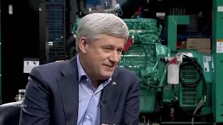 Stephen Harper Predicts DISASTROUS Trudeau Reign [upl. by Arbmat953]