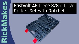 Eastvolt 46 Piece 38in Drive Socket Set with Ratchet [upl. by Quigley]