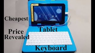 Cheapest Tablet And keyboard Review  Full Explained [upl. by Adnohsirk118]