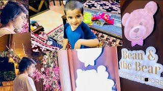 Bean amp the Bear Cafe Delhi 🧸 II Yusuf ka Game 🤩 II Vlog76 teddy cafe trending [upl. by Nirtak642]