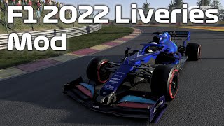 F1 2022 Liveries in F1 2021 [upl. by Raeann]