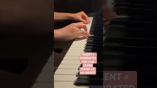 beginnerpiano pianoplayer learntoplaypiano learnpiano pianolessons pianomusic adultpiano [upl. by Maddy]