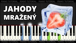 Jiří Schelinger  Jahody mražený piano tutorial  jak hrát [upl. by Babette726]