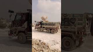 Dumper loading work automobile roadmachinery excavator dumptruck shifting loading ytshorts [upl. by Nylak485]