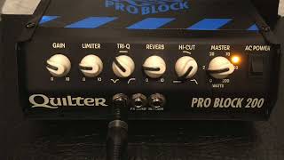 Quick Demo  Quilter Pro Block 200  Jazz Guitar [upl. by Irodim]