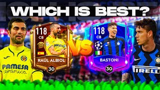 BEST FREE 113 CB H2H COMPARISON RAUL ALBIOL VS BASTONI IN FIFA MOBILE 23 [upl. by Leaffar295]