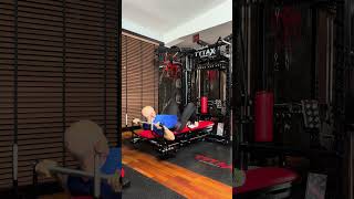 BEST HOME GYM  Back training on TYTAX homegym homegymtraining motivation homegymmotivation [upl. by Colier830]