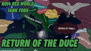 FASCIST ITALY RETURNS  HOI4 RED WORLD FAN FORK [upl. by Oisangi455]