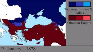 The RussoTurkish War 1877  1878 Every Day [upl. by Aicilic]