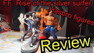 The best Fantastic four movie figures Hasbro rise of the silver surfer figures [upl. by Idyh]