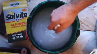 Solvite Wallpaper Paste Extra Strong Quick To Mix [upl. by Adnerol]