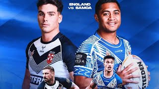 Toa Samoa vs England  Semi Final  RLWC 2021  Full Game  Toa Samoa [upl. by Nyvrem]