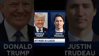 Trudeau Goes To Mar A Lago trump shorts [upl. by Nythsa]