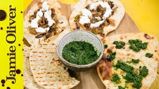 How to Make Naan Bread  3 Ways  Food With Chetna [upl. by Salguod]