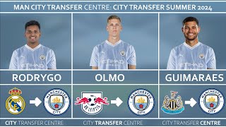 LATEST MANCHESTER CITY TRANSFER NEWS Featuring Rodrygo Dani Olmo Bruno Guimaraes  Man City News [upl. by Nere]