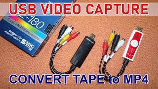 Digitalize SVHS tapes with Video Grabber Easier CAP [upl. by Mikey]