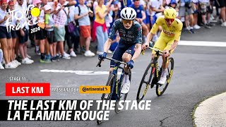 Last Km  Stage 11  Tour de France 2024 [upl. by Feilak]