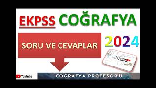 28 NiSAN 2024 EKPSS Coğrafya soruları analizi [upl. by Nnep]