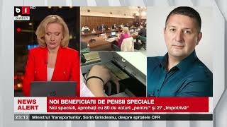 NOI BENEFICIARI DE PENSII SPECIALE Știri B1TV 7 nov 2023 [upl. by Lindemann]