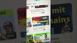 Geld verdienen mit Domains 💰💸 DOMAIN HANDEL shorts domains geldverdieneniminternet [upl. by Ahsoj367]