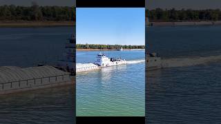 MV Richard R Riley passing Paducah towboats [upl. by Akimak]