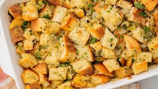 How To Make The Best Thanksgiving Stuffing  Delish Insanely Easy [upl. by Herrod]