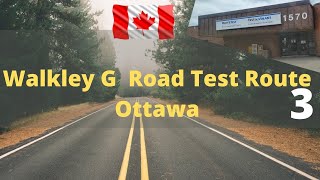 Walkley Ottawa G road Test Practise ROUTE 3 WALKLEY ROADTEST GPRACTISEROUTE ottawa [upl. by Gray]